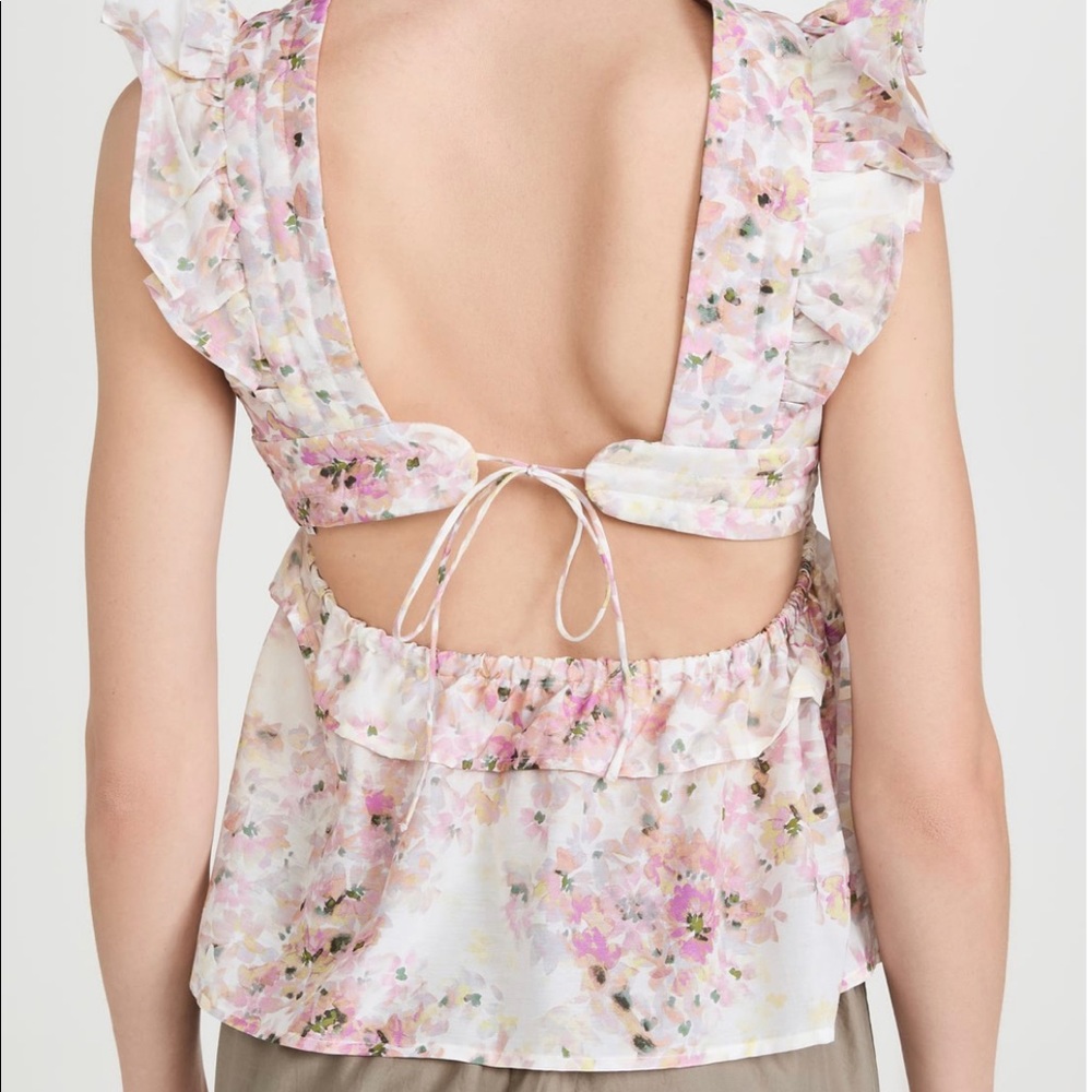 NWOT Floral Blouse